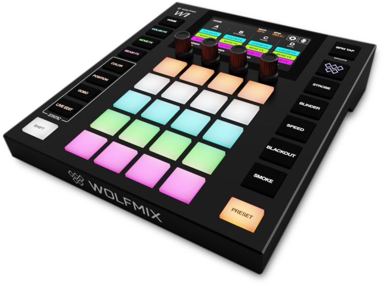 Wolfmix W1 Standalone-DMX-Performance-Controller