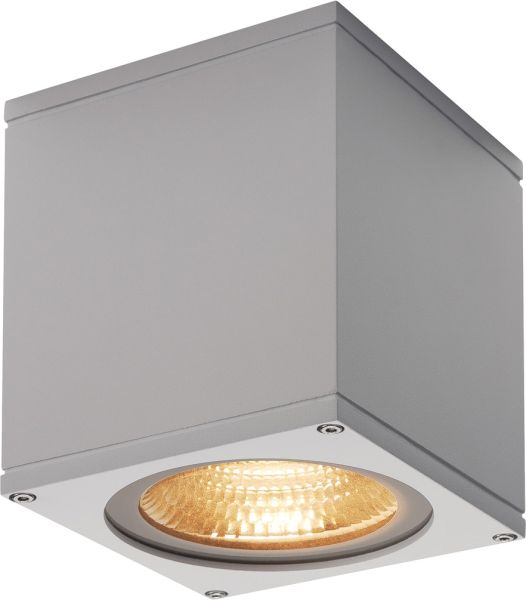 SLV BIG THEO CEILING Outdoor Deckenleuchte, LED, 3000K, silbergrau -B-Stock-