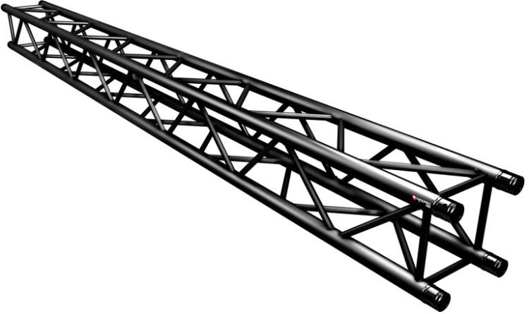 Naxpro-Truss HD 34 Strecke 350 cm RAL9005 - Schwarz - Seidenmatt -B-Stock-