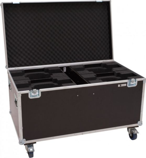 ROADINGER Flightcase 4x LED TMH-X10