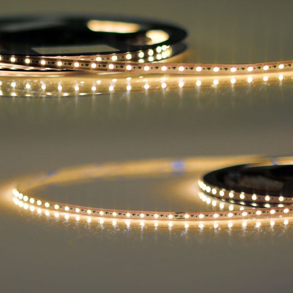 ISOLED LED MiniAMP Flexband, 12V, 7W, IP20, 2700K, Kabel beids. + maleAMP, 120 LED/m