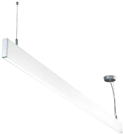 ISOLED LED Hängeleuchte Linear Up+Down 1200, 40W, prismatisch, linear-verbindbar, weiß, warmweiß