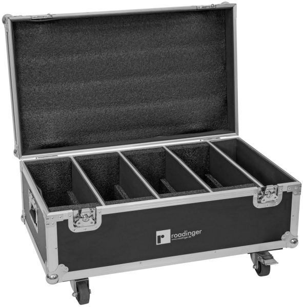 ROADINGER Flightcase 4x LED CLS-18 QCL RGB/WW