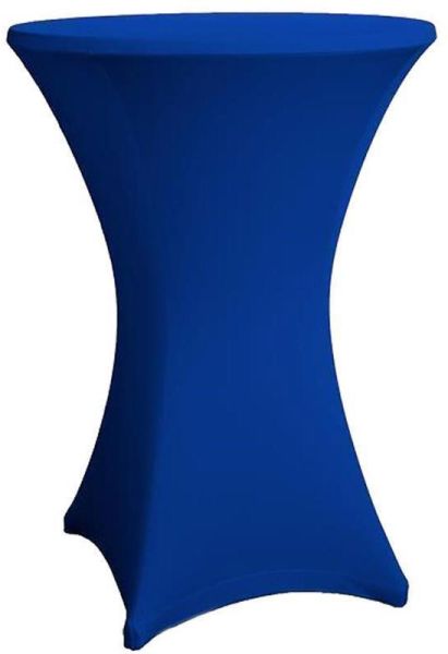 Stehtisch Husse royalblau für 70 - 75 cm Durchmesser Stretch