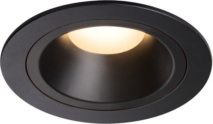 SLV NUMINOS, encastré de plafond intérieur, 20°, noir, LED, 3000K