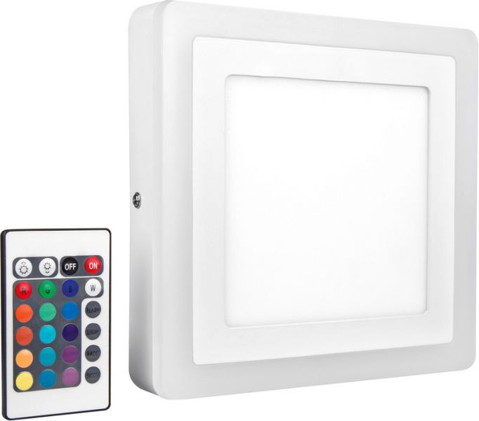 LEDVANCE LED COLOR+ Wand- und Deckenleuchte RGBW mit Fernbedienung 19W / 3000K