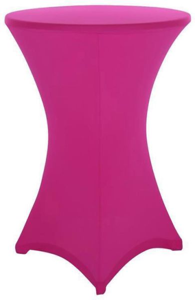 Stehtisch Husse pink für 70 - 75 cm Durchmesser Stretch