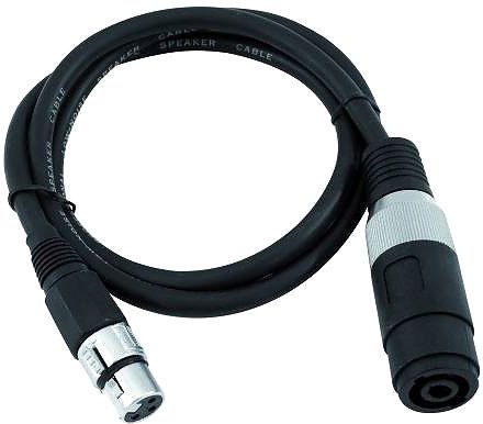 OMNITRONIC Câble adaptateur XLR(F) / prise jack mono 0,9 m noir