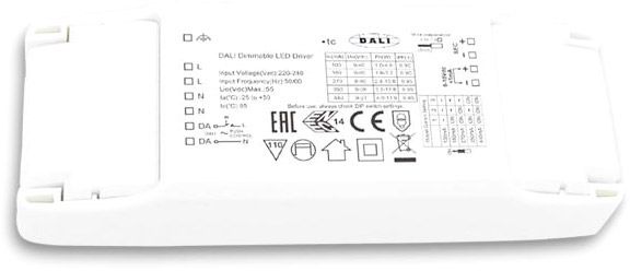 ISOLED LED Konstantstrom Trafo 100/180/270/350/440mA, 10W, Push/1-10V/DALI dimmbar