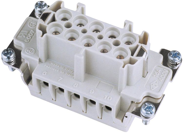 ILME Steckdoseneinsatz 10-pol 16A,Schraubklemm