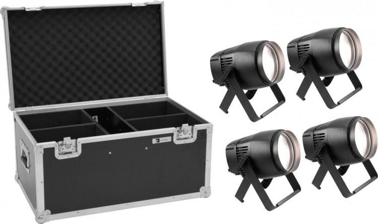 EUROLITE Set 4x LED IP Tourlight 120 WW + Case