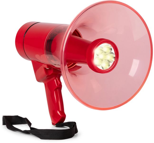 Vonyx MEG050 Megaphon 50W mit LED-Licht