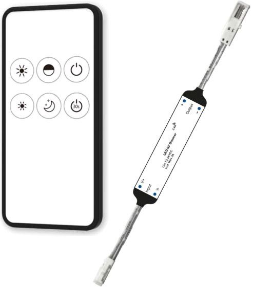 ISOLED LED Funk PWM-Controller MiniAMP inkl. Fernbedienung, 12-24V DC, 3A